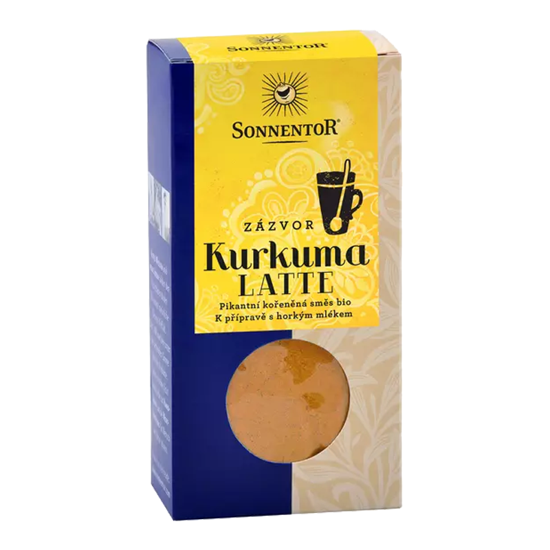Kurkuma Latte (zlaté mlieko) zázvor, zmes korenia bio 60g Sonnentor