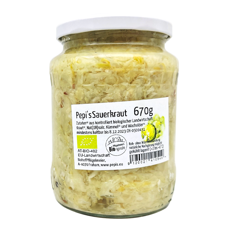 Kyslá kapusta pasterizovaná 670g Pepis