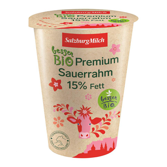 Kyslá smotana 15% bio 200g Besser bio