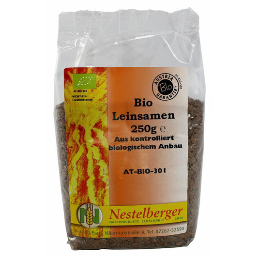 Ľanové semienko celé bio 250g NESTELBERGER