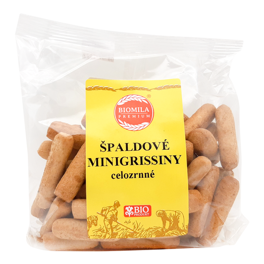 Minigrissiny celozrnné bio 100g Biomila