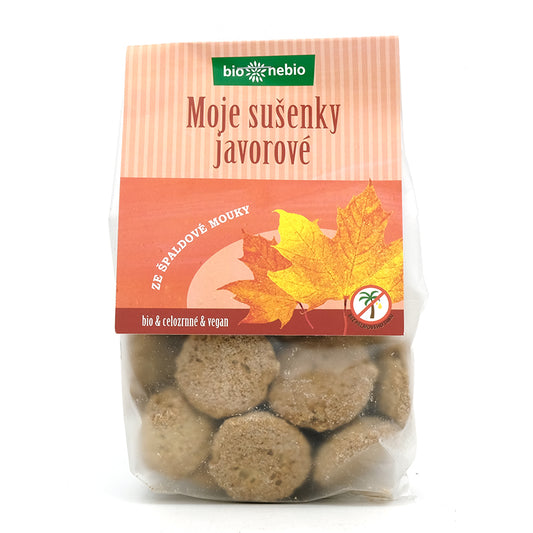 Moje sušienky javorové bio 130g Bionebio