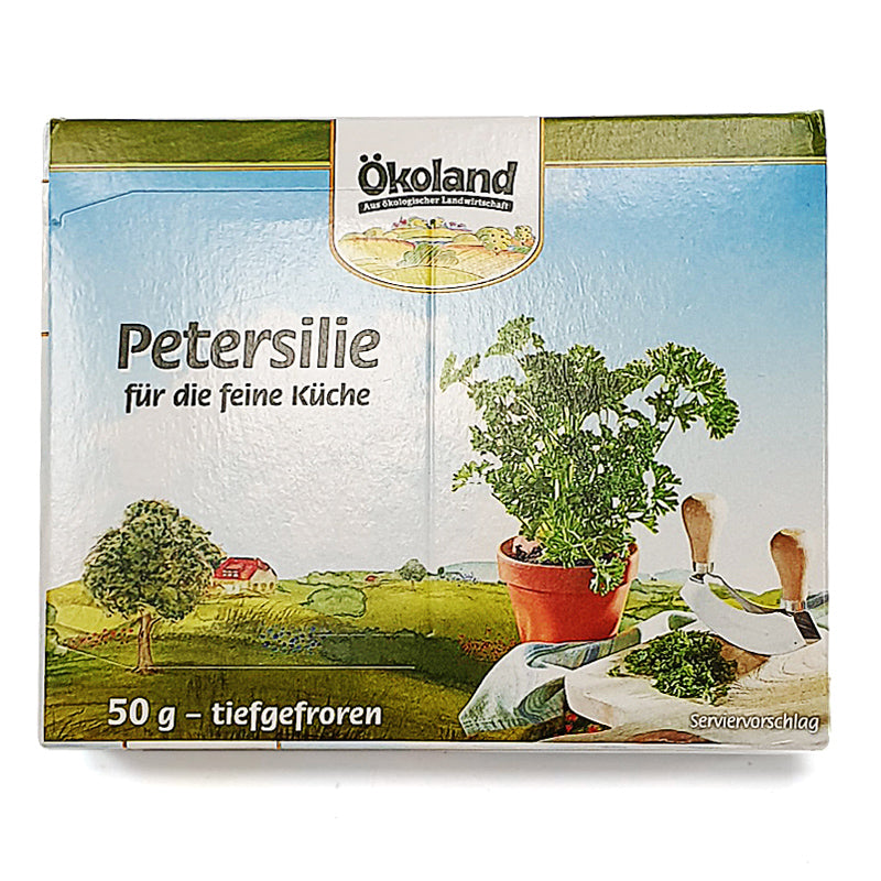 Mrazená petržlenová vňať jemne sekaná bio 50g Okoland