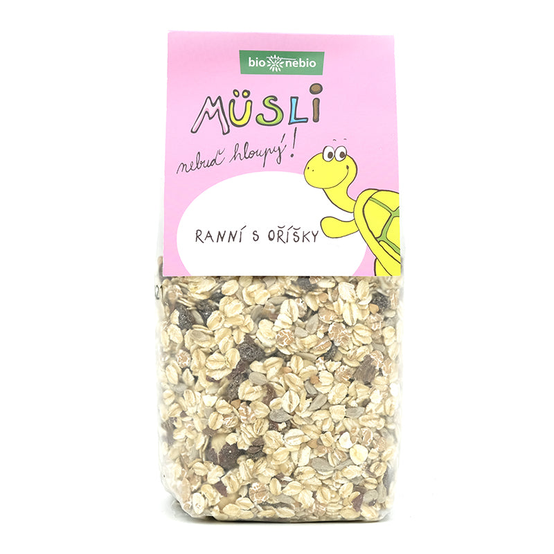 Musli Nebuď hloupý! ranné bio 350g Bionebio