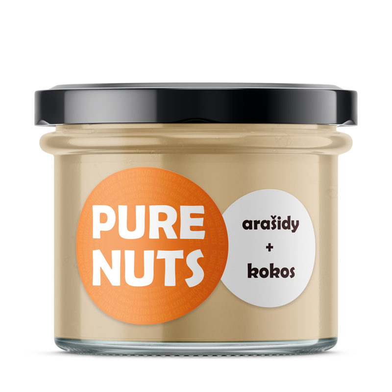 Nátierka arašidová s kokosom 200g Pure Nuts