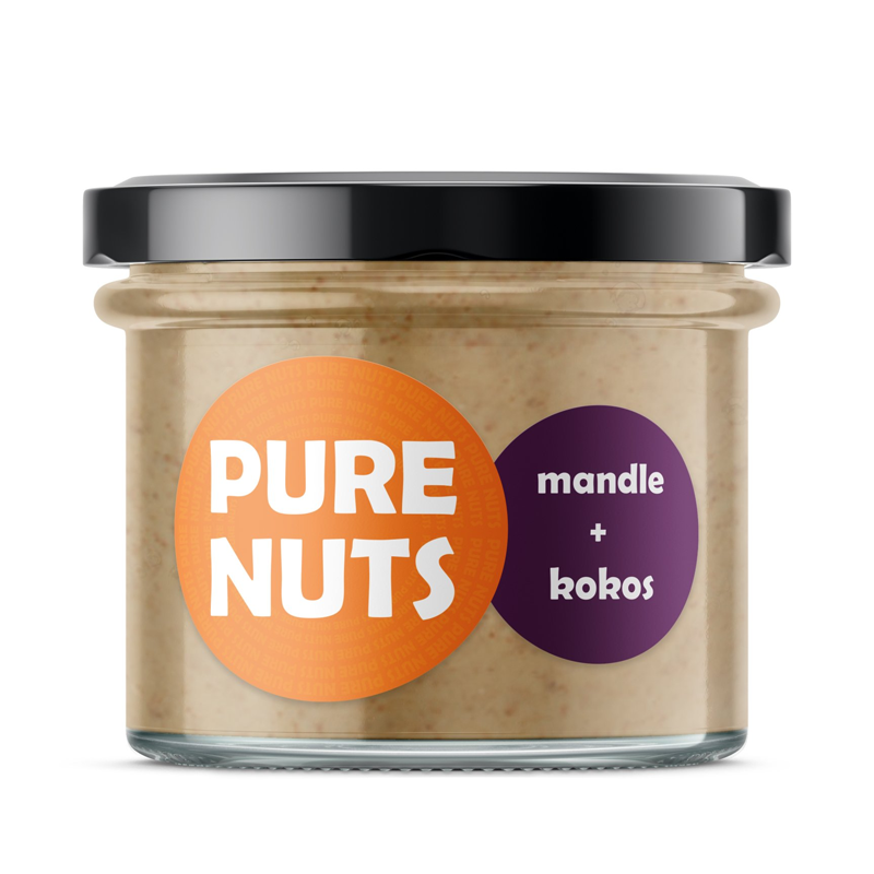 Nátierka mandle s kokosom 200g Pure Nuts