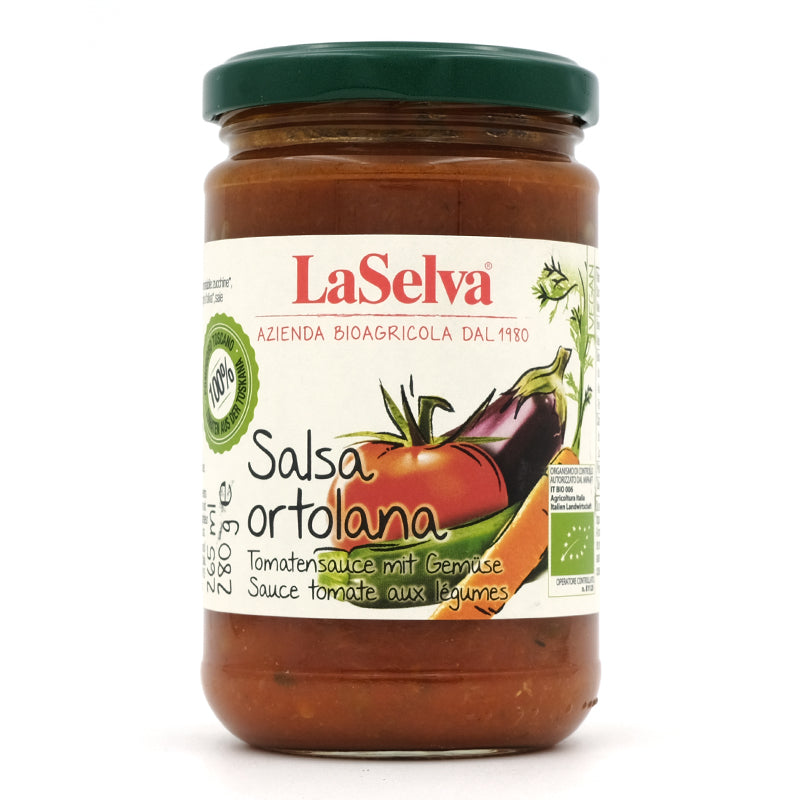 Omáčka Salsa Ortolana bio 280g LaSelva