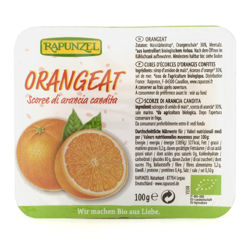 Pomarančová kôra kandizovaná bio 100g Rapunzel