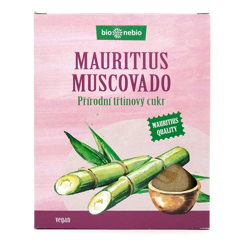 Prírodný trstinový cukor Muscovado 400g Bionebio