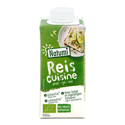 Ryžový krém na varenie a pečenie Cuisine bio 200ml Natumi
