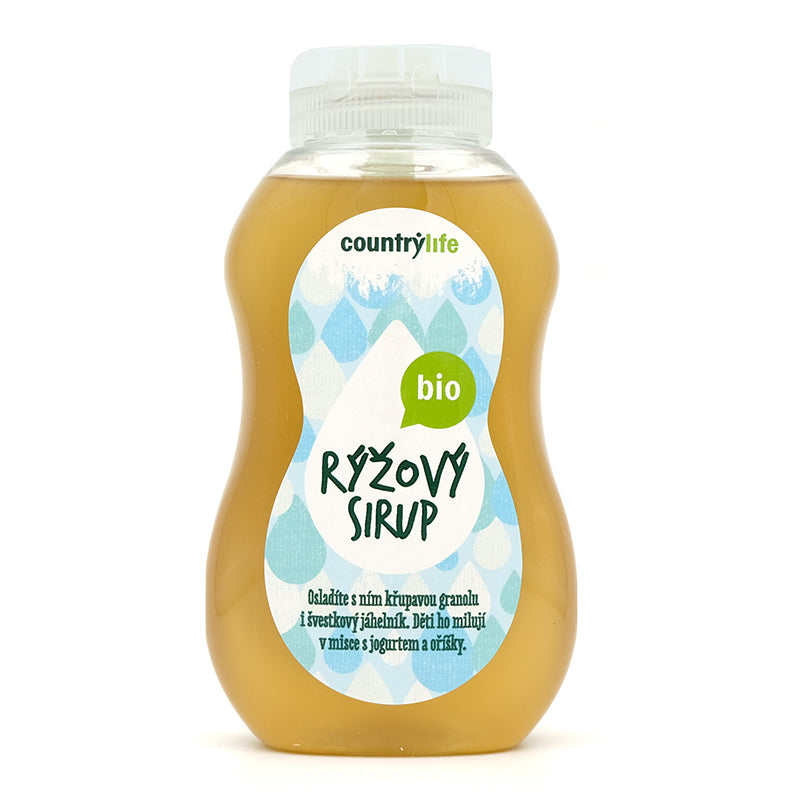 Ryžový sirup bio 250ml Country Life