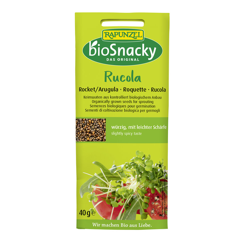 Rukola semienka na nakličovanie bio 40g bioSnacky