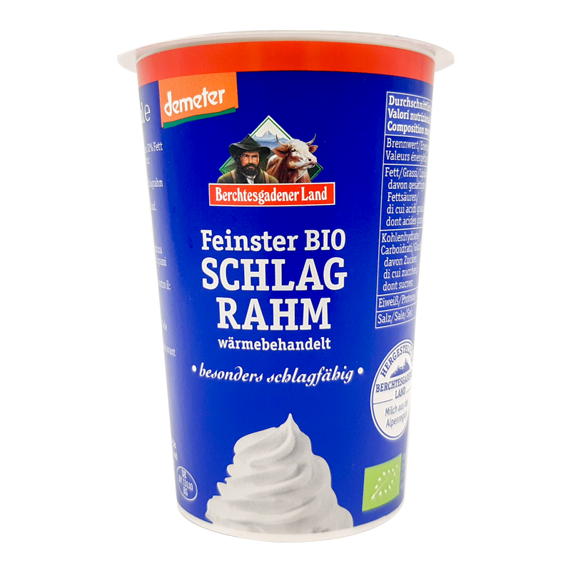Smotana na šľahanie 32% demeter bio 200g Berchtesgadener Land