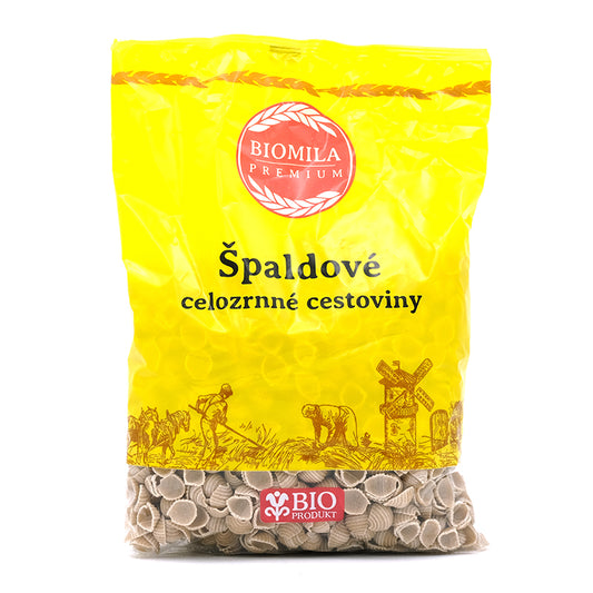 Špaldové mušličky bio 400g Biomila