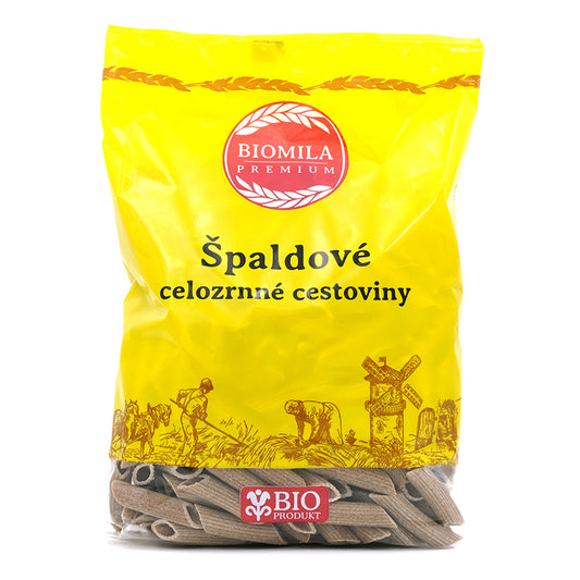 Špaldové penne 400g bio Biomila