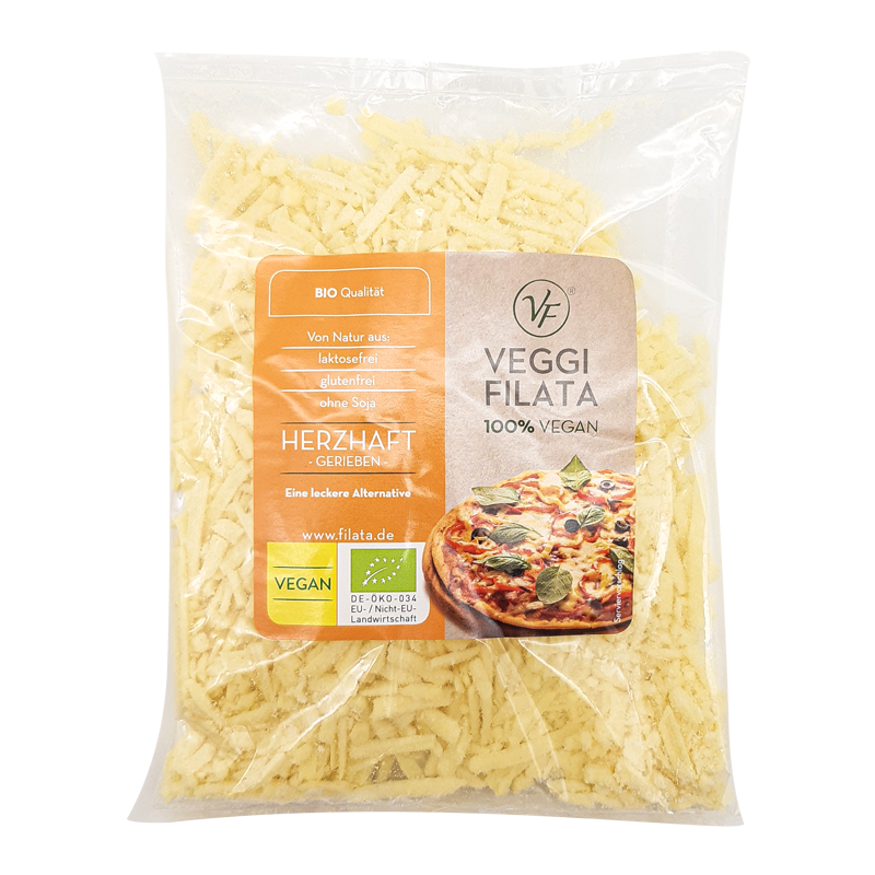 Strúhaná vegánska alternatíva syra 200g Veggi Filata