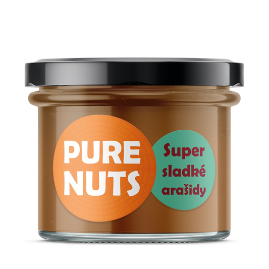Arašidové maslo super sladké 200g Pure Nuts