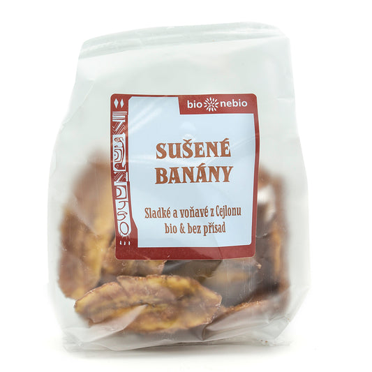 Sušené banány bio 100g Bionebio