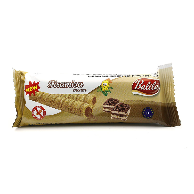 Tiramisu bezlepkové trubičky 18g Balila