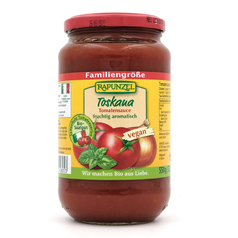 Toskana omáčka bio 550g Rapunzel