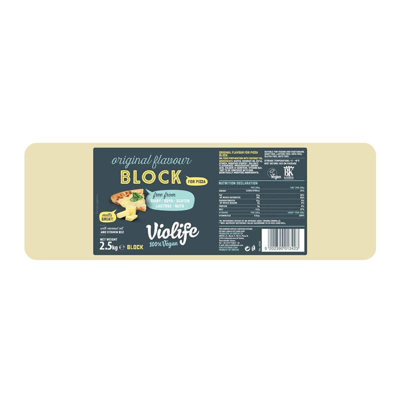 Originál na pizzu blok 2,5kg Violife