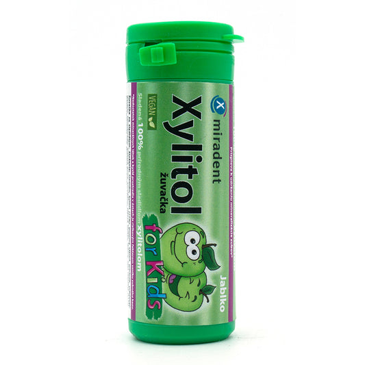 Žuvačky pre deti jablko Xylitol 30g Miradent