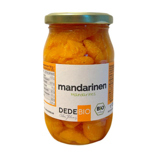 Zavárané mandarinky 350g DEDE BIO