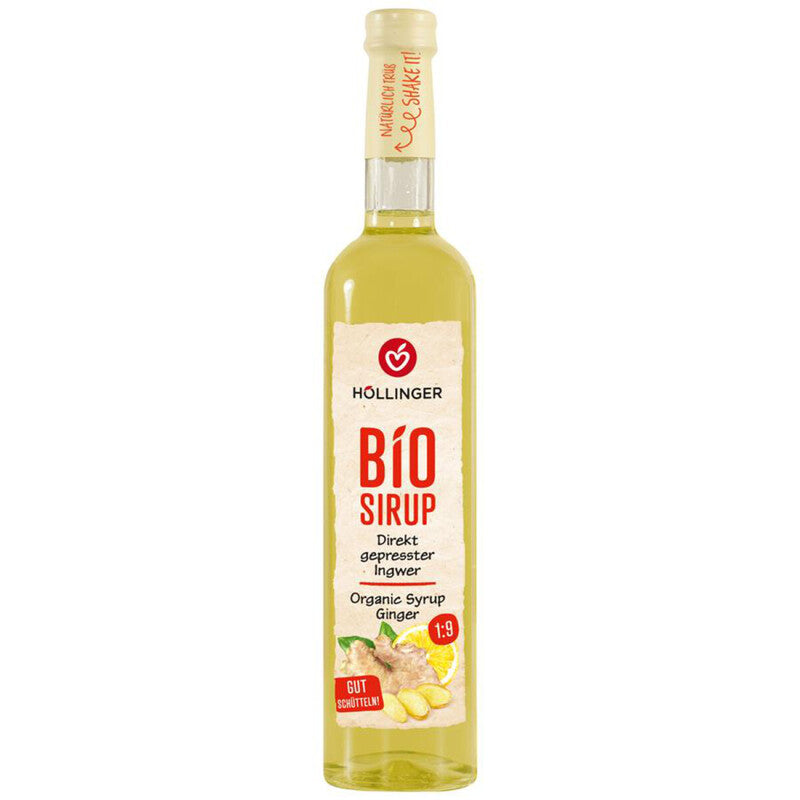 Zázvorový sirup bio 500ml Hollinger