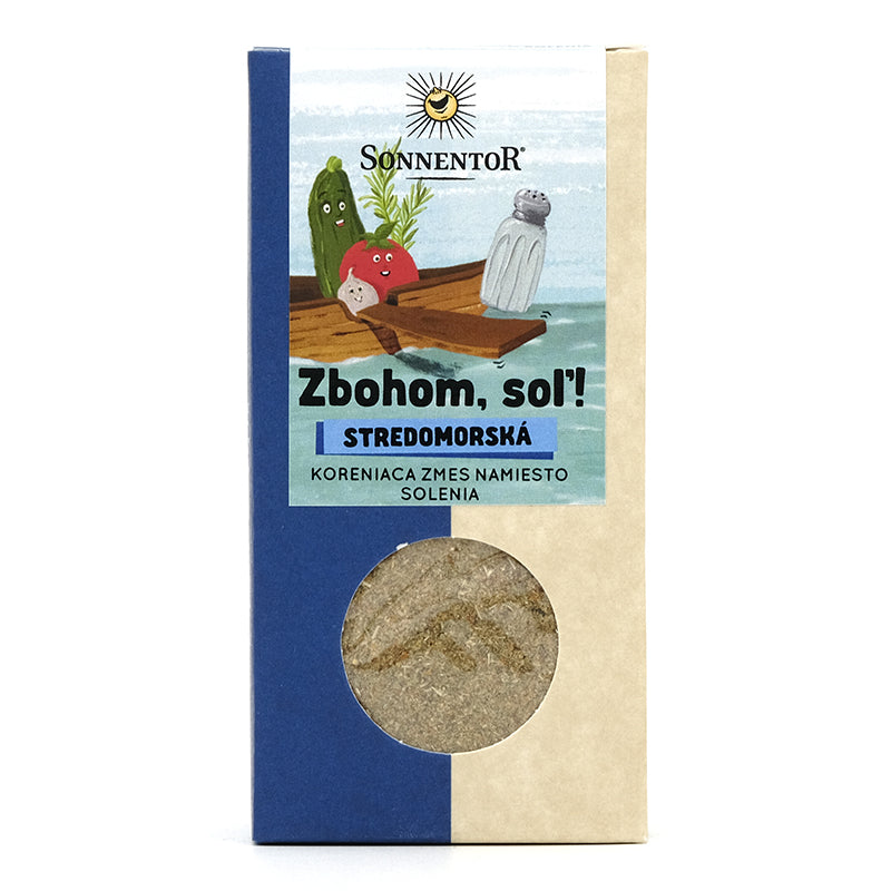 Zbohom soľ, korenie stredomorské bio 50g Sonnentor