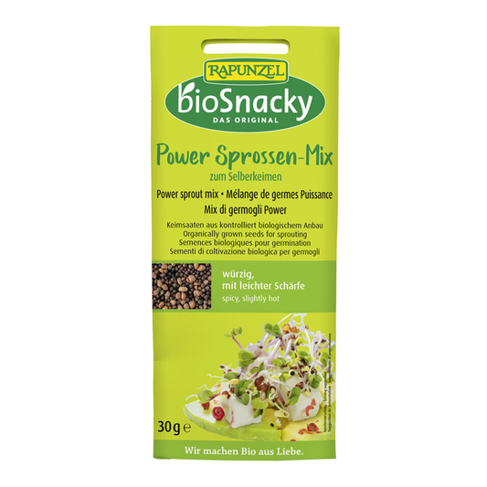 Zmes semienok Power na nakličovanie bio 30g bioSnacky